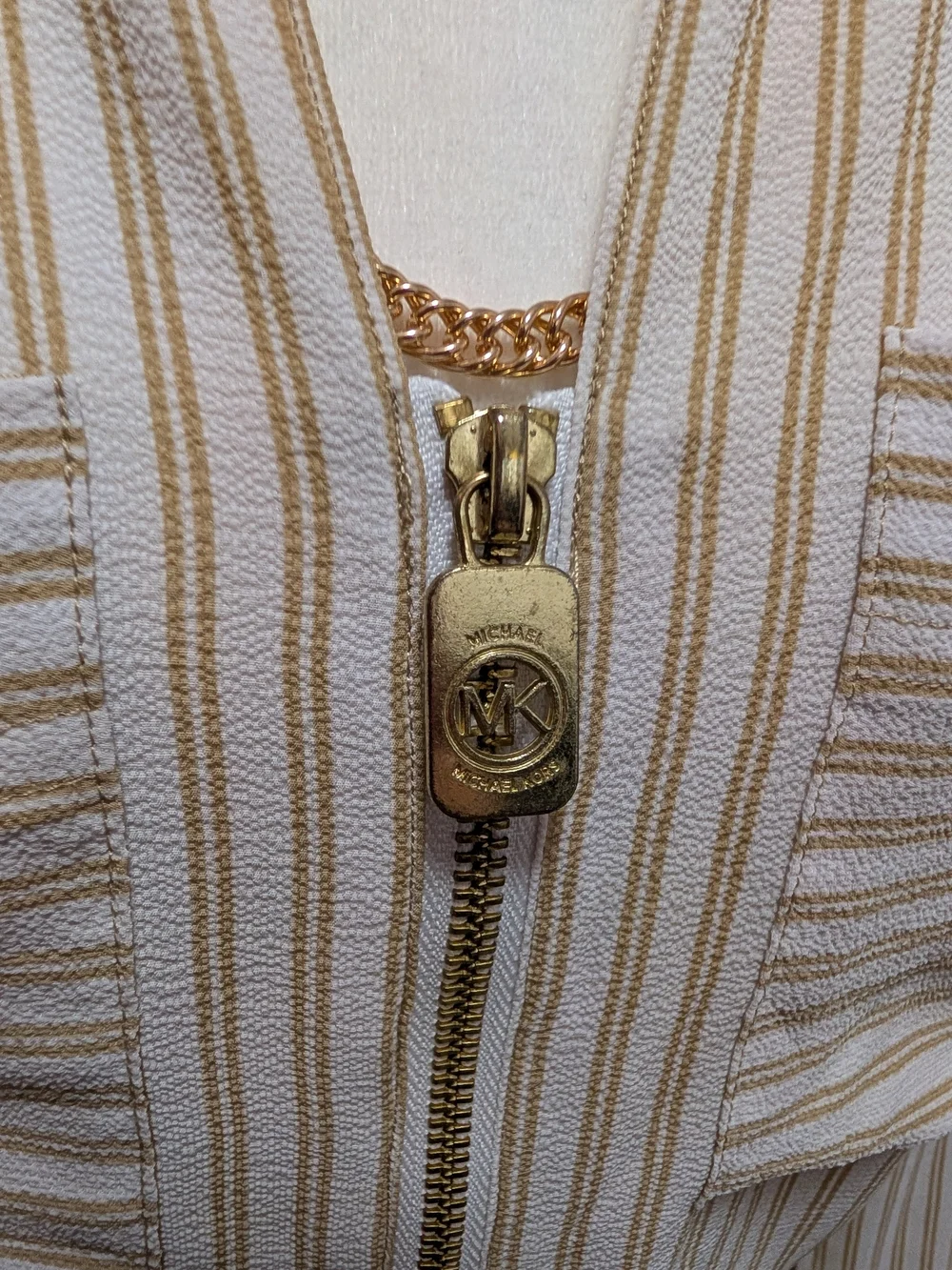 Michael Kors cream blouse